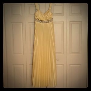 Pale Yellow Formal Dress